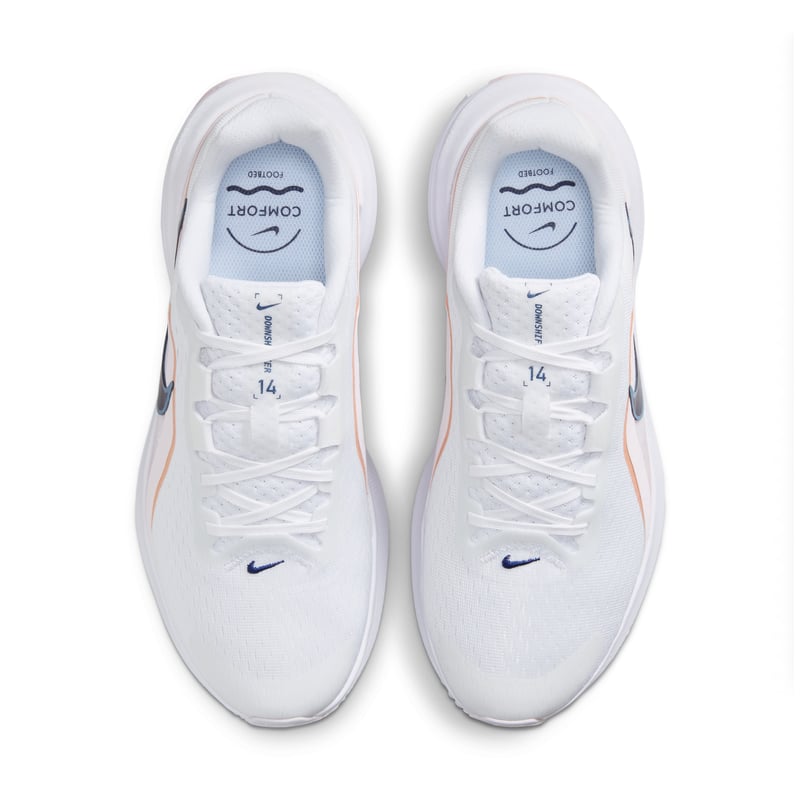 Nike Downshifter 14 löparskor "White & Pearl Pink" | Kvinnor | Löpning | 04 | SPORTSHOWROOM