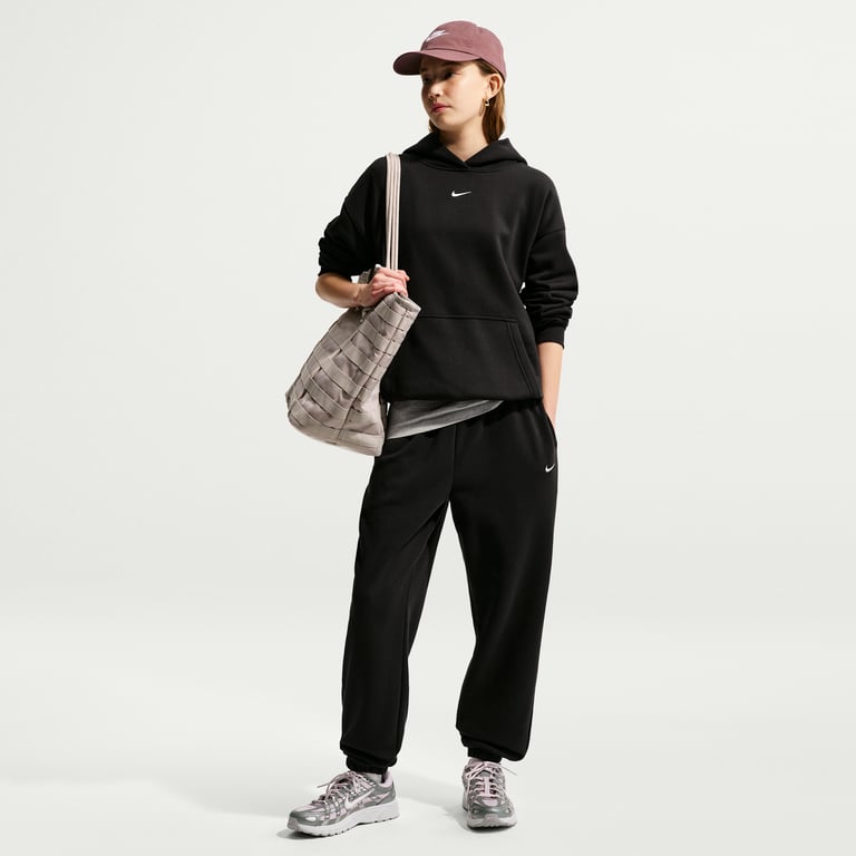 Nike Studio Fleece Loose Bukse "Black & White" | Barn | | 00 | SPORTSHOWROOM