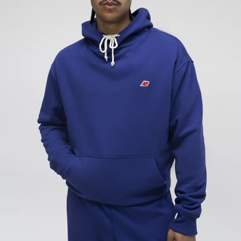 New Balance Made in USA Core Kapucnis pulover "Blue Oyster" | Férfi | | 01 | SPORTSHOWROOM