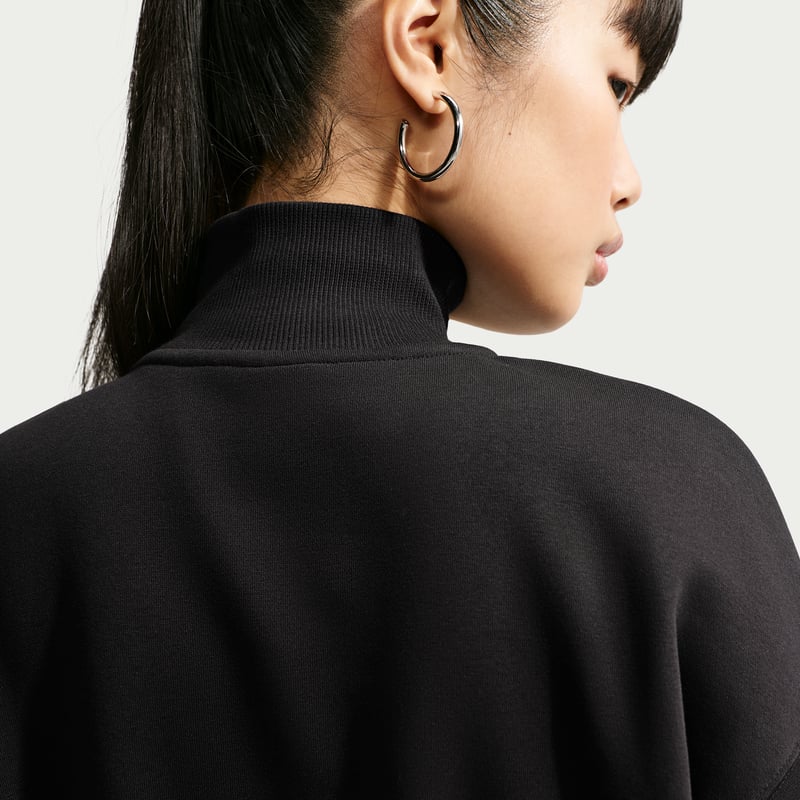 Nike Phoenix Fleece 1/4-Zip Cropped DQ5767-010 02