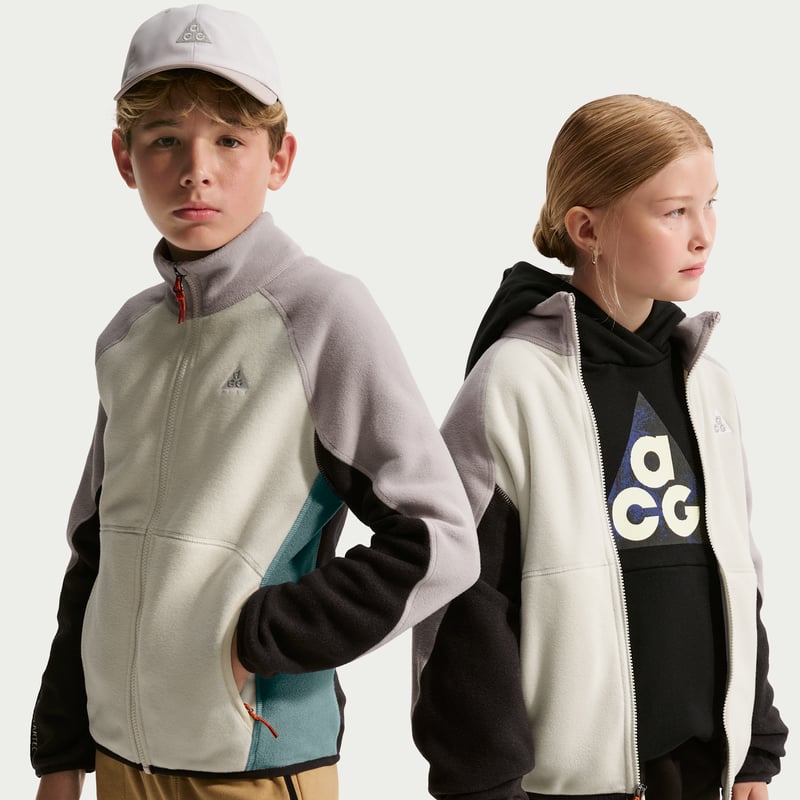 Nike ACG Polar Fleece Jacke "College Grey" | Kinder | Wandern | 01 | SPORTSHOWROOM
