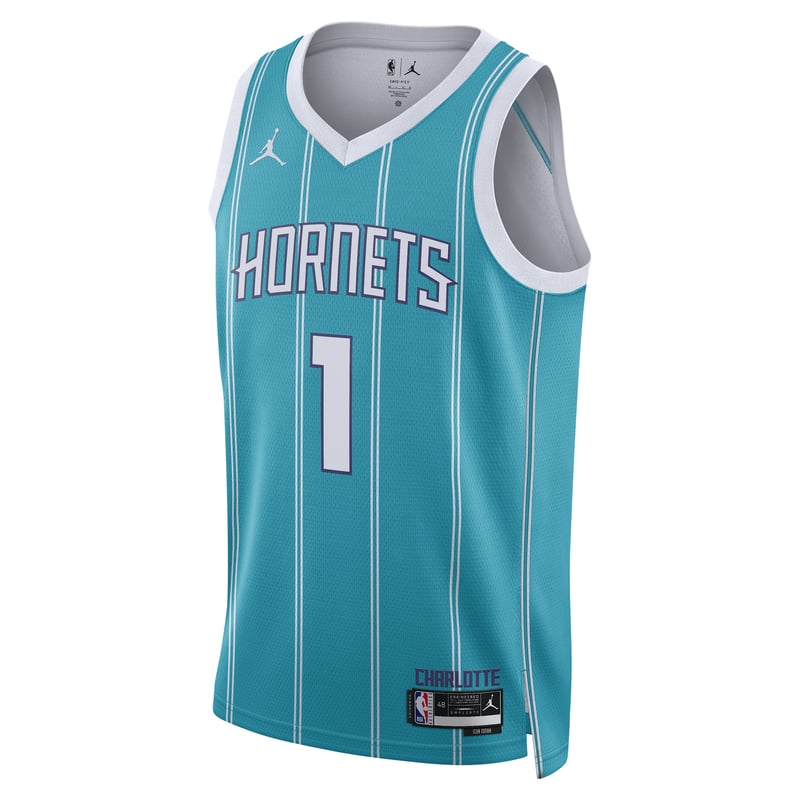 Nike Jordan Charlotte Hornets Icon Edition Dri-FIT NBA Swingman LaMelo Ball DN1998-415 01