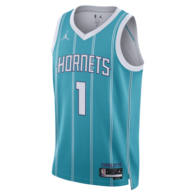 Nike Jordan Charlotte Hornets Icon Edition Dri-FIT NBA Swingman LaMelo Ball DN1998-415 01