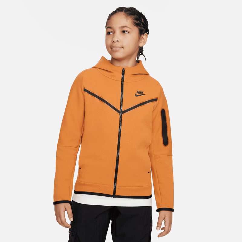 Nike Tech Fleece hoodie | Orange | TECH FLEECE