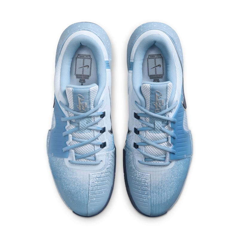Nike GP Challenge 1.5 Premium Clay tennissko "Hydrogen Blue & Midnight Navy" | Herre | Tennis | 04 | SPORTSHOWROOM