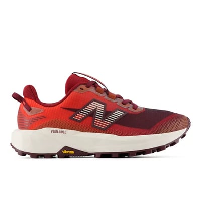 Tekaški copati New Balance FuelCell Rebel Trail "Podium Red & Neo Flame" | Ženske | Tek | 00 | SPORTSHOWROOM