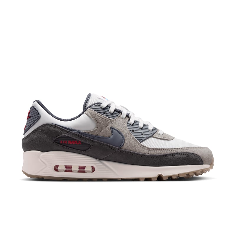 Nike Air Max 90 Premium sneakers "Summit White & College Grey" | Heren | Sportstyle | 03 | SPORTSHOWROOM