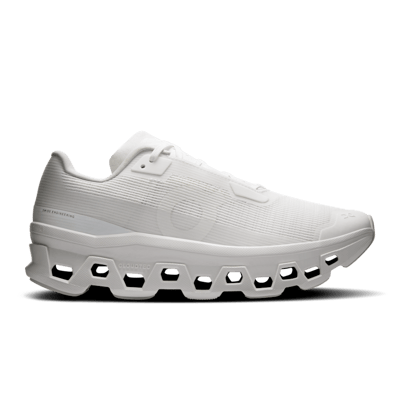 On Cloudmonster Void running shoes "Triple White" | Women | Running | 01 | SPORTSHOWROOM