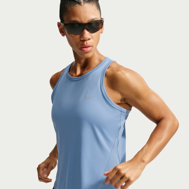 Débardeur Nike Tempo Dri-FIT "Work Blue" | Femme | Course à pied | 01 | SPORTSHOWROOM