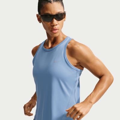 Débardeur Nike Tempo Dri-FIT "Work Blue" | Femme | Course à pied | 01 | SPORTSHOWROOM