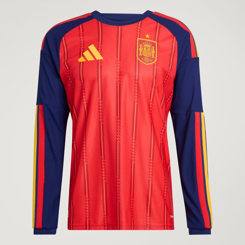 adidas Spain 2026 Home Authentic Long Sleeve JZ5776 04