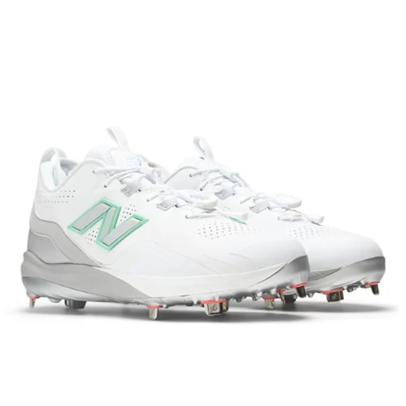 New Balance Fuelcell Lindor 3 baseballsko "White & Rain Cloud" | Dame & Herre | Baseball | 02 | SPORTSHOWROOM