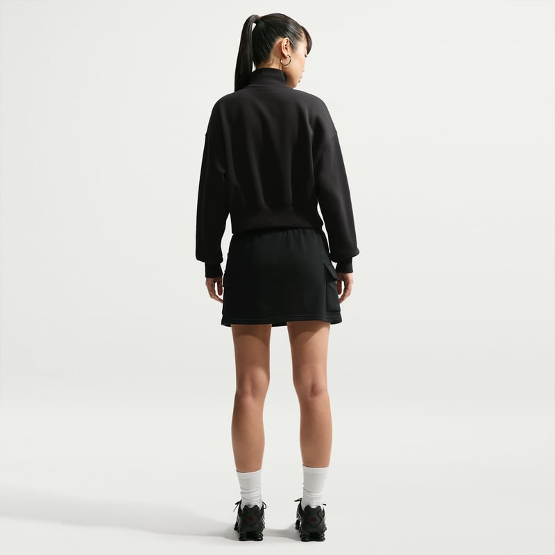 Nike Phoenix Fleece 1/4-Zip Cropped DQ5767-010 05
