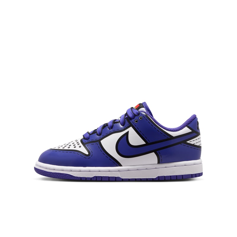 Sapatilhas Nike Dunk Low x LEGO "White & Bright Concord" | Crianca | Estilo desportivo | 01 | SPORTSHOWROOM