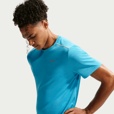 Nike Miler Dri-FIT Skjorte "Baltic Blue" | Herre | Løping | 01 | SPORTSHOWROOM