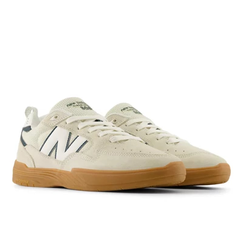 New Balance Numeric Tiago Lemos 808L skeittikengät "Sea Salt & Medusa Green" | Miehet & Naiset | Rullalautailu | 02 | SPORTSHOWROOM