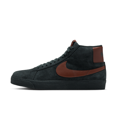 Nike SB Zoom Blazer Mid skatesko "Black Spruce & Corduroy Brown" | Herre | Skateboard | 01 | SPORTSHOWROOM