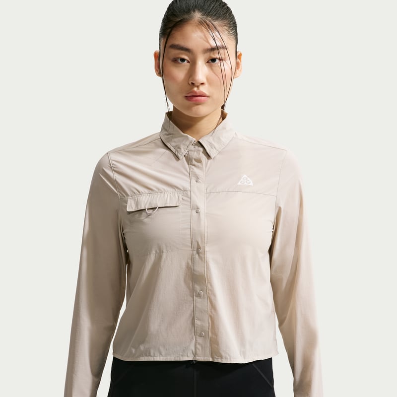 Nike ACG "Aireez" Button-Up Topp "Cream II" | Kvinnor | Utomhus | 01 | SPORTSHOWROOM