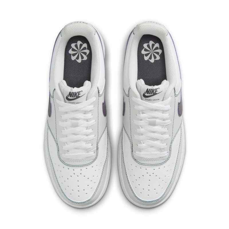 Nike Court Vision Low Next Nature CS trainers "Vast Grey & Dark Raisin" | Women | SportStyle | 04 | SPORTSHOWROOM