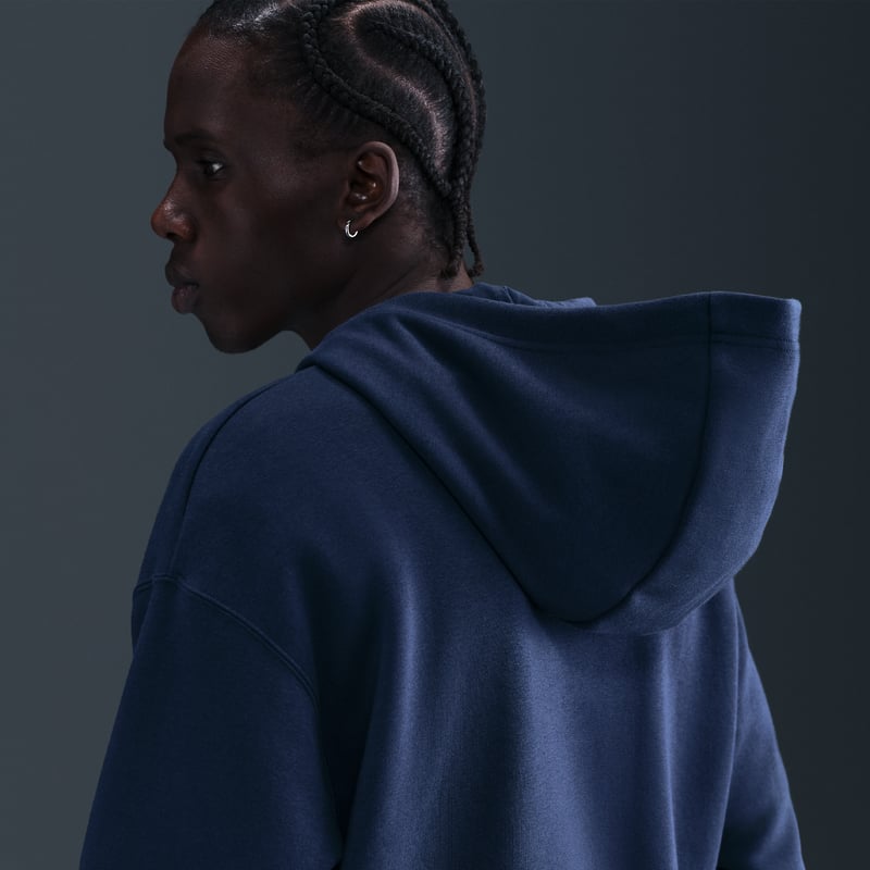 Nike Caitlin Clark Phoenix Fleece Pullover Hoodie "Midnight Navy & Amarillo" | Damen | Sportstyle & Basketball | 05 | SPORTSHOWROOM