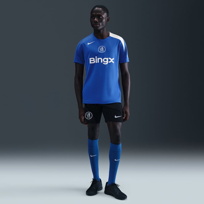 Nike Chelsea F.C. Strike Third Dri-FIT Total 90 Shirt "Game Royal & Field Silver" | Men | Football | 04 | SPORTSHOWROOM