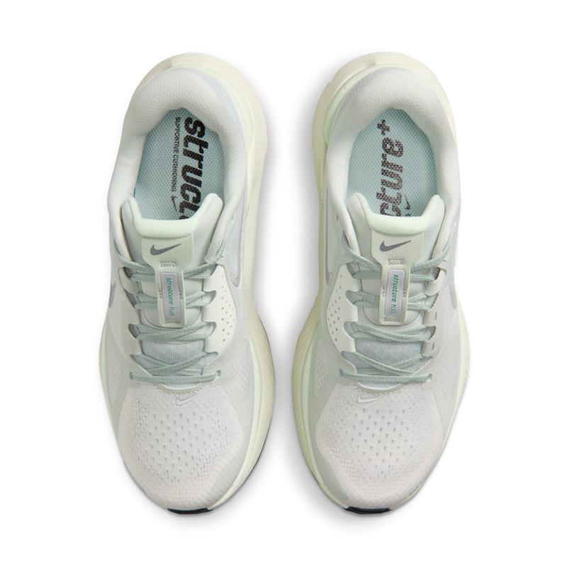 Nike Structure Plus runners "Light Silver & Coconut Milk" | Women | Running | 04 | SPORTSHOWROOM
