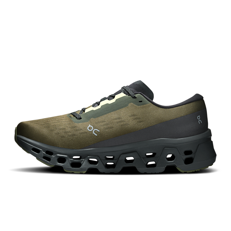 On Cloudmonster 3 løpesko "Olive & Eclipse" | | Løping | 04 | SPORTSHOWROOM