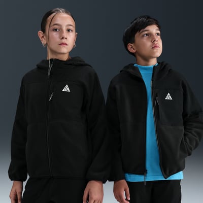 Nike ACG "Wolf Tree"Polartec Full-Zip Huvtroja "Black" | Barn | | 01 | SPORTSHOWROOM