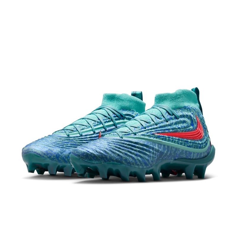 Scarpe da football Nike Alpha Menace 5 Elite "Mineral Teal & Bright Crimson" | Uomo | Football americano | 05 | SPORTSHOWROOM