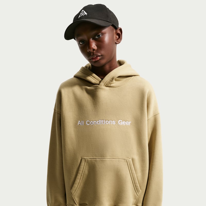 Nike ACG Chippie Fleece Hettegenser "Parachute Beige" | Barn | | 02 | SPORTSHOWROOM