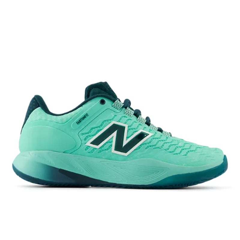 New Balance Fresh Foam X CT-Rally v2 Clay tenniskengät "Deep End & Medusa Green" | Naiset | Tennis | 03 | SPORTSHOWROOM