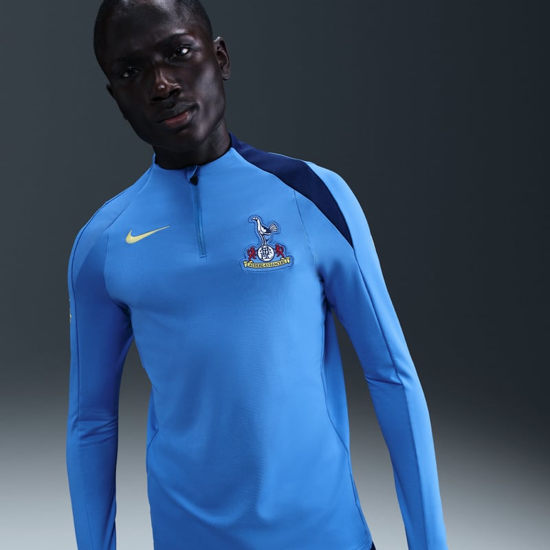 Nike Tottenham Hotspur Strike Third Dri-FIT Total 90 Knit Drill T-Shirt "Pacific Blue & Dynamic Yellow" | Men | SportStyle | 01 | SPORTSHOWROOM