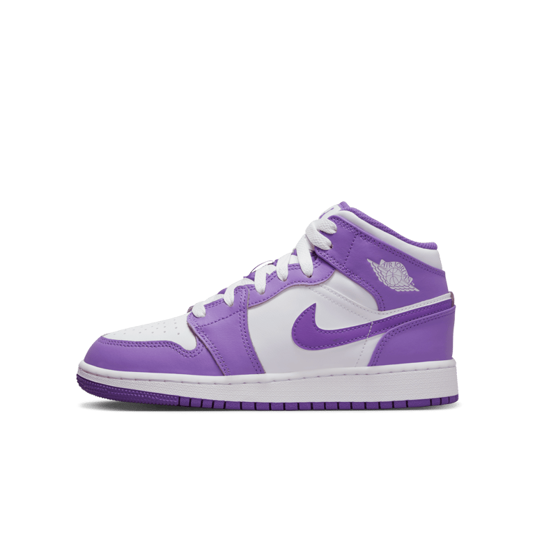 jordans 1 mid purple aqua