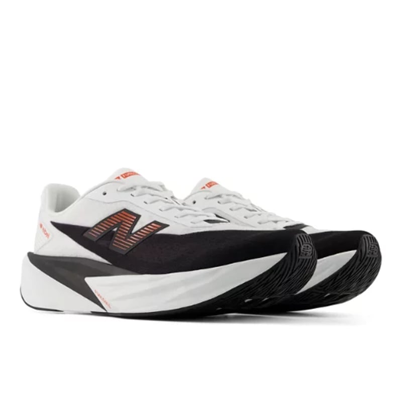 Tekaški copati New Balance FuelCell Rebel v5 "White & Neo Flame" | Moški | Tek | 02 | SPORTSHOWROOM
