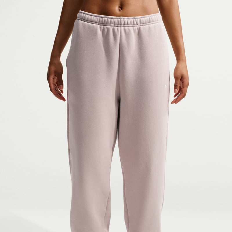Nike Studio Fleece Medium Weight High-Rise Oversized Cuffed Bukse "Cream II & Sail" | Dame | | 01 | SPORTSHOWROOM