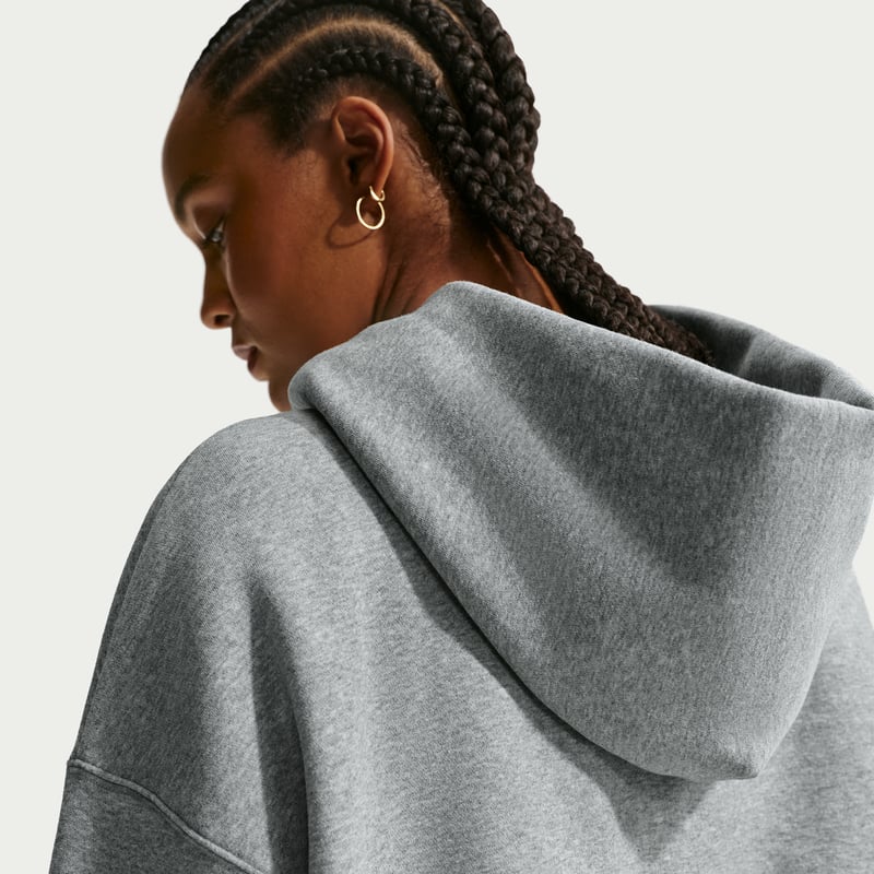 Nike Phoenix Fleece Oversized Cropped Henley IF0258-063 02