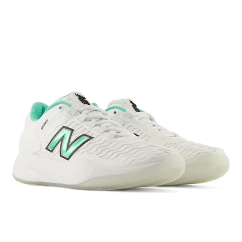 New Balance Fresh Foam X CT-Rally v2 tenniskengät "White & Deep End" | Naiset | Tennis | 02 | SPORTSHOWROOM