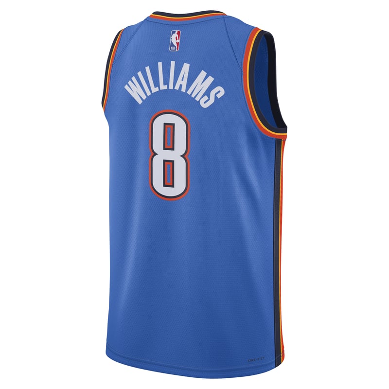 Nike Oklahoma City Thunder Icon Edition Dri-FIT NBA Swingman Jalen Williams DN2016-407 02