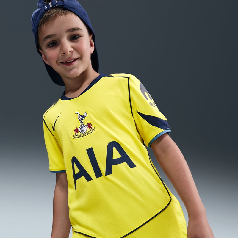Nike Tottenham Hotspur 2025/26 Stadium Third Dri-FIT Total 90 Replica Shirt "Dynamic Yellow & Blue Void" | Kinderen | Voetbal | 01 | SPORTSHOWROOM