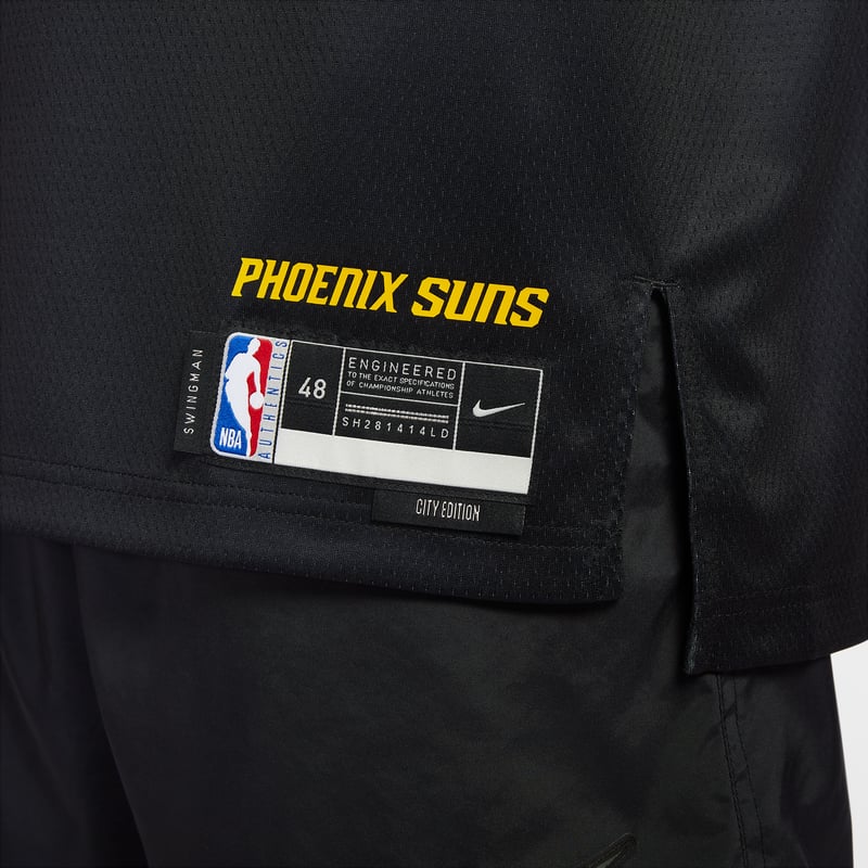 Nike Devin Booker Phoenix Suns City Edition NBA Swingman Shirt "Black" | Men | Basketball | 07 | SPORTSHOWROOM