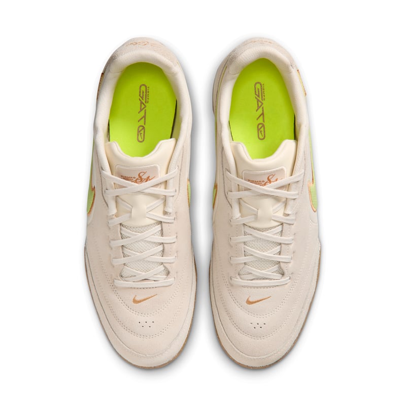 Buty piłkarskie Nike Tiempo Streetgato Premium "Chalk & Lemon Venom" | Mezczyzni | Piłka nożna | 04 | SPORTSHOWROOM