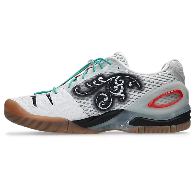 Chaussures de tennis ASICS Gel-Resolution 5 x Little Tokyo Table Tennis "White & Red" | Homme | Tennis | 04 | SPORTSHOWROOM