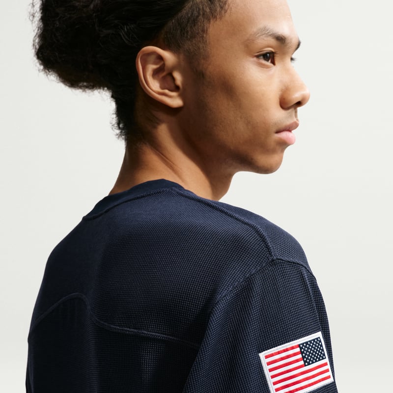 Nike ACG x United States Olympic Team Dri-FIT ADV Skjorte "Obsidian & Chile Red" | Herre | | 02 | SPORTSHOWROOM