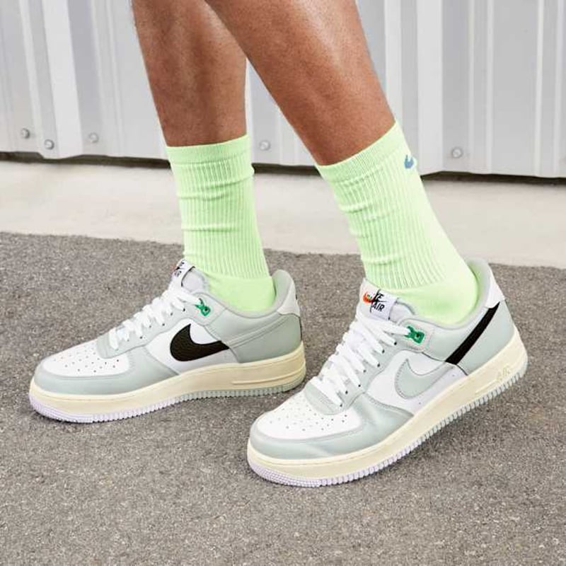 Nike air force 1 light silver discount