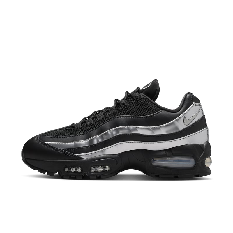 Nike Air Max 95 Big Bubble trainers "Black & Metallic Silver" | Women | SportStyle | 01 | SPORTSHOWROOM