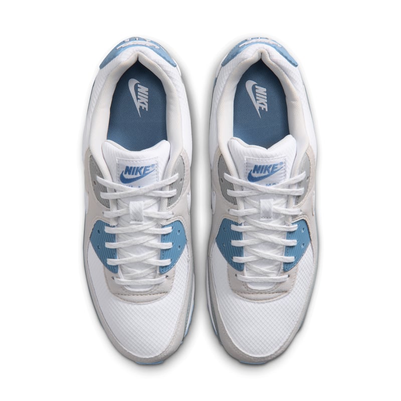 Nike Air Max 90 sneakers "Light Smoke Grey & Blue" | Heren | Sportstyle | 04 | SPORTSHOWROOM