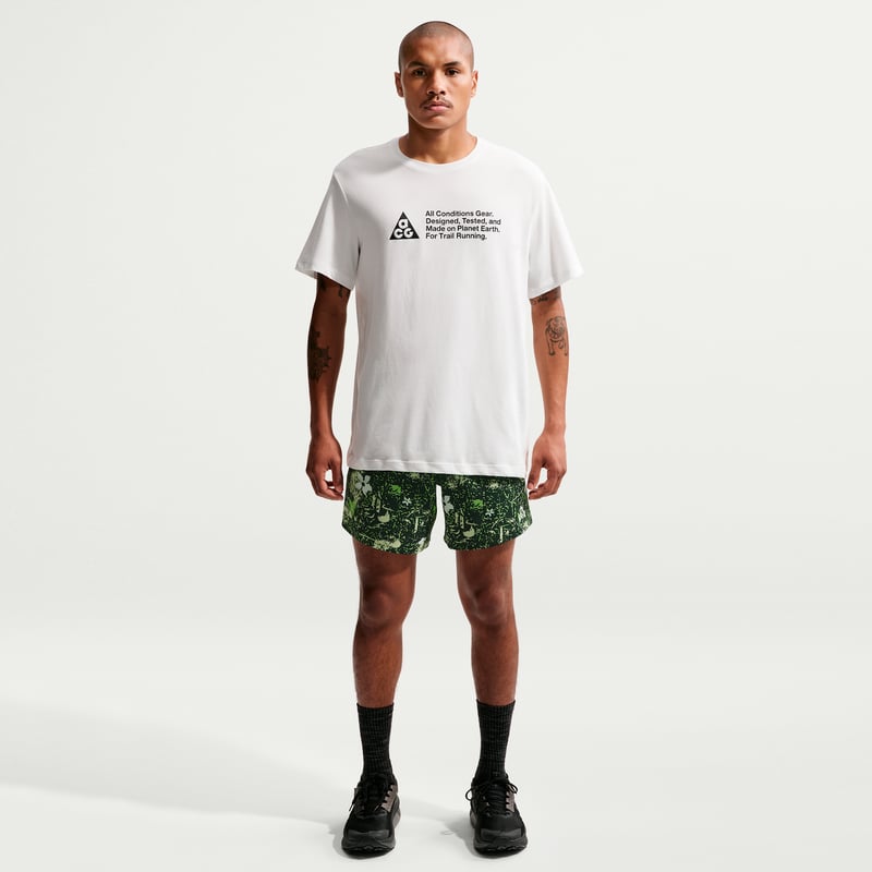 Nike ACG "Second Sunrise" Dri-FIT 6" Brief-Lined Shortsit "Mean Green & Black Spruce" | Miehet | Outdoor | 01 | SPORTSHOWROOM
