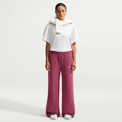 Nike Studio Fleece Medium Weight Mid-Rise Wide Bukse "Graphic Pack" | Dame | | 00 | SPORTSHOWROOM