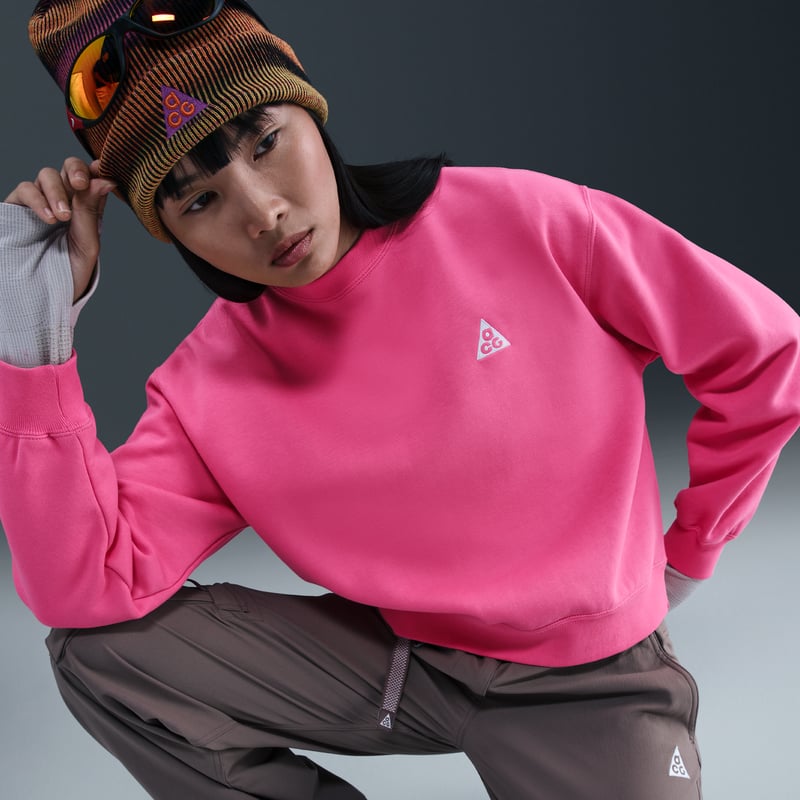 Moletom Nike ACG "Tuff Fleece" Therma-FIT Crew-Neck "Pinksicle" | Mulher | | 03 | SPORTSHOWROOM