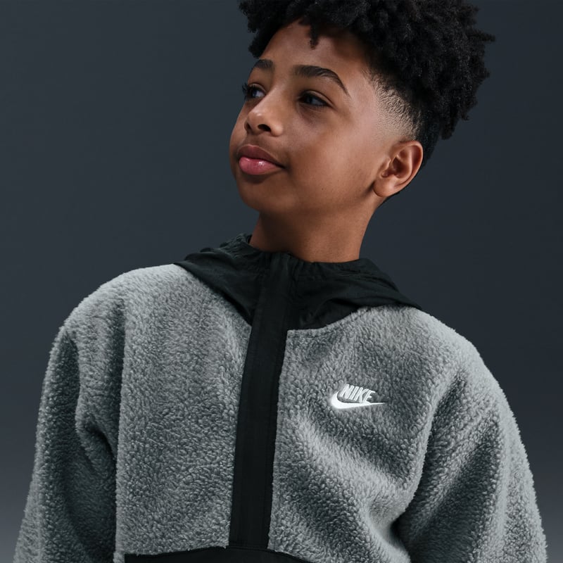 Nike Club Fleece Loose 1/4-Zip HV0383-084 03